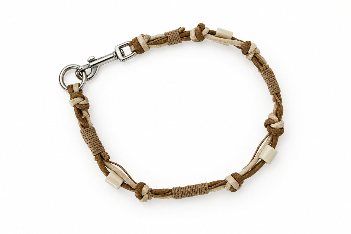 EM Keramikkette BOHO Creme-Braun