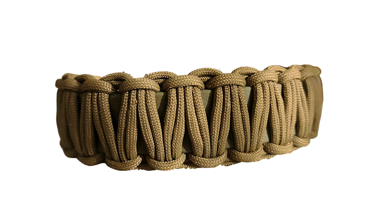 Collier "le naturel" vert algue