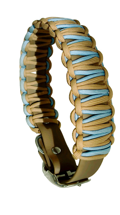 Collier « le natural » Bleu glacier-Marron