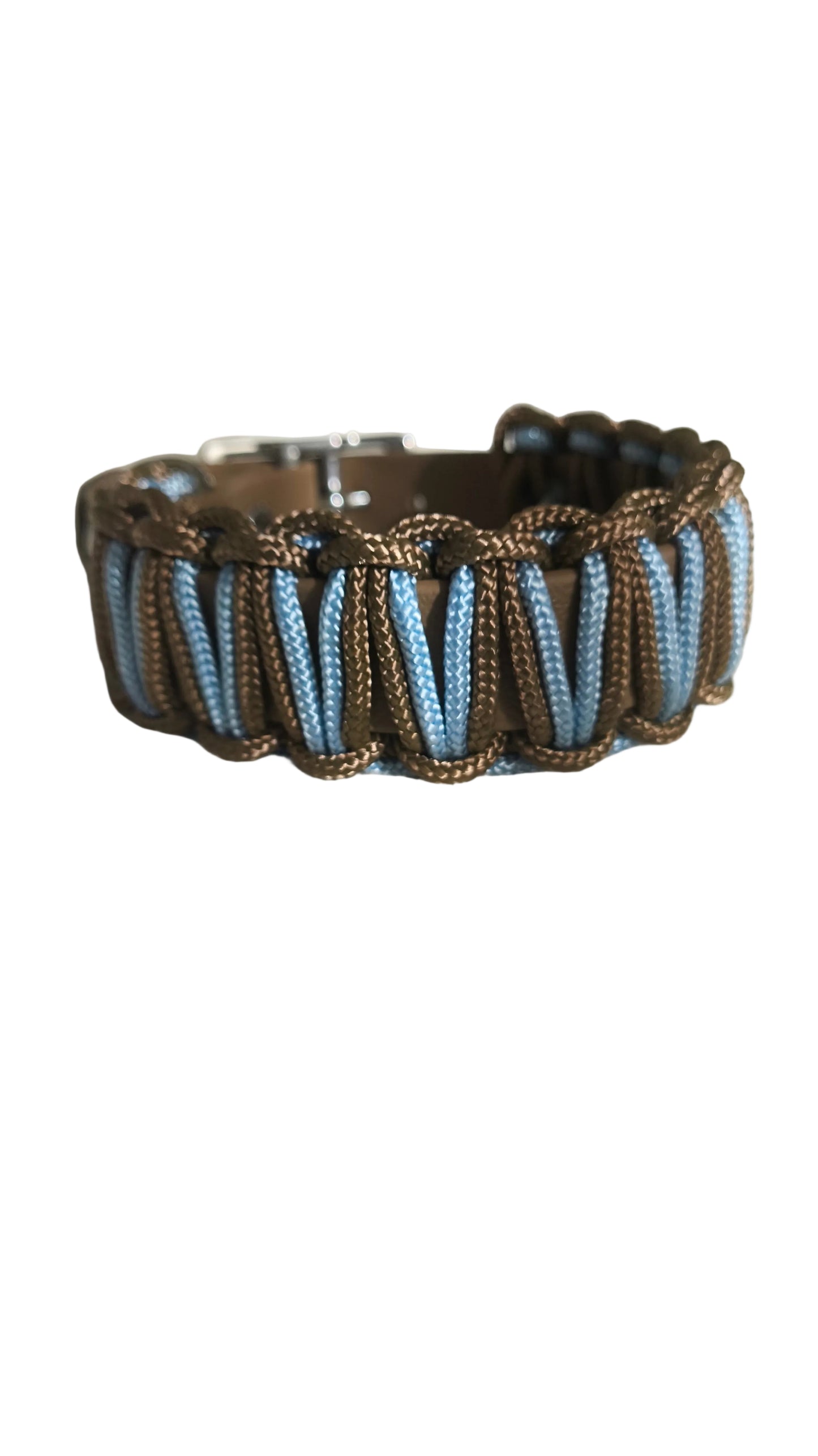 Collier « les petits » Branche-Brun-Bleu glacier