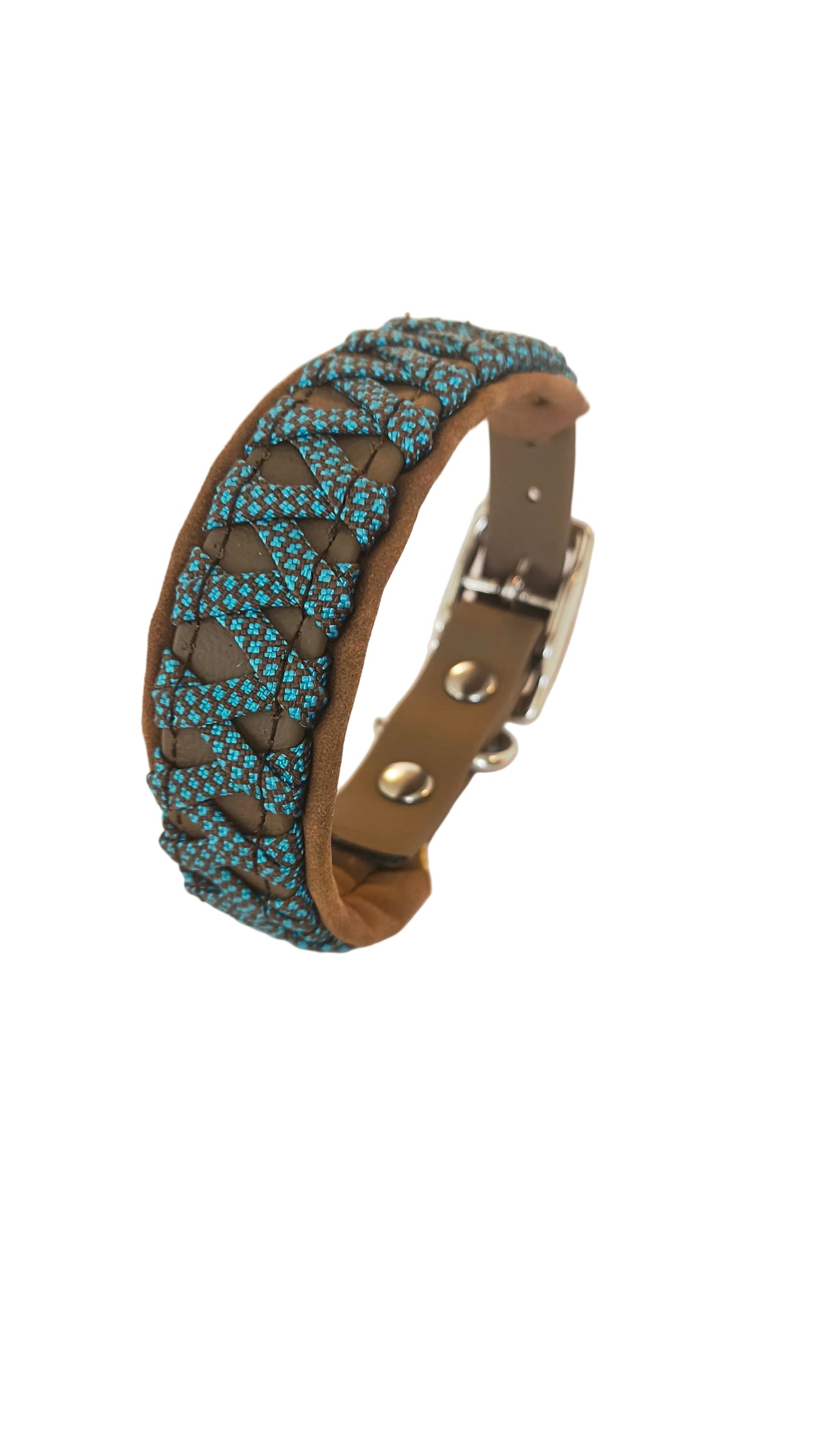 Collier "les petits" turquoise-marron