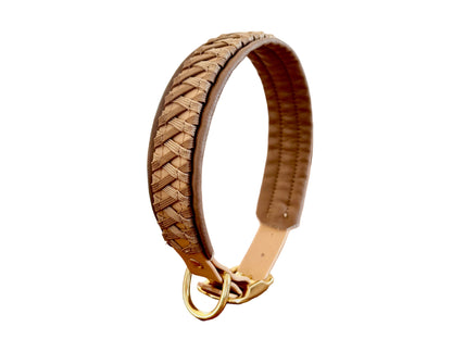 Halsband "la côte"  Gold-Braun