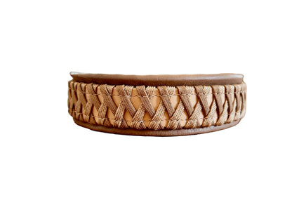 Halsband "la côte"  Gold-Braun