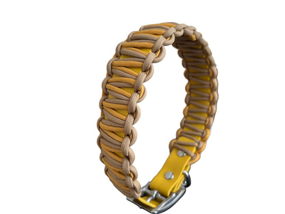 Halsband „le naturel“ Gelb - Braun