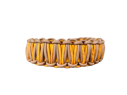 Halsband „le naturel“ Gelb - Braun
