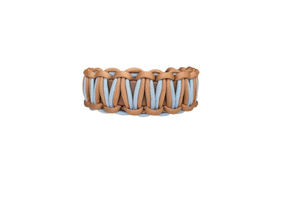 Halsband „les petits“ Iceblau-Braun
