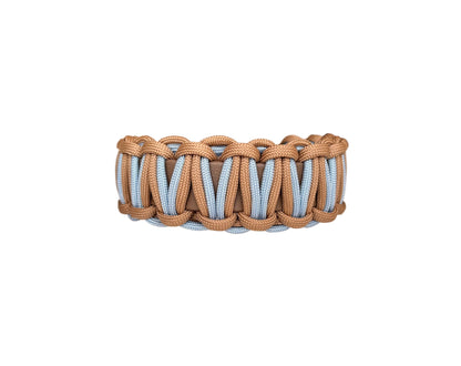 Halsband "le natural" Iceblau-Braun