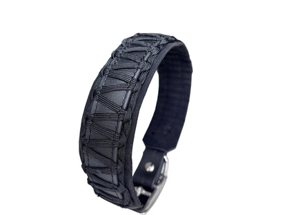 Halsband "les petits" schwarz mit Unterpolsterung
