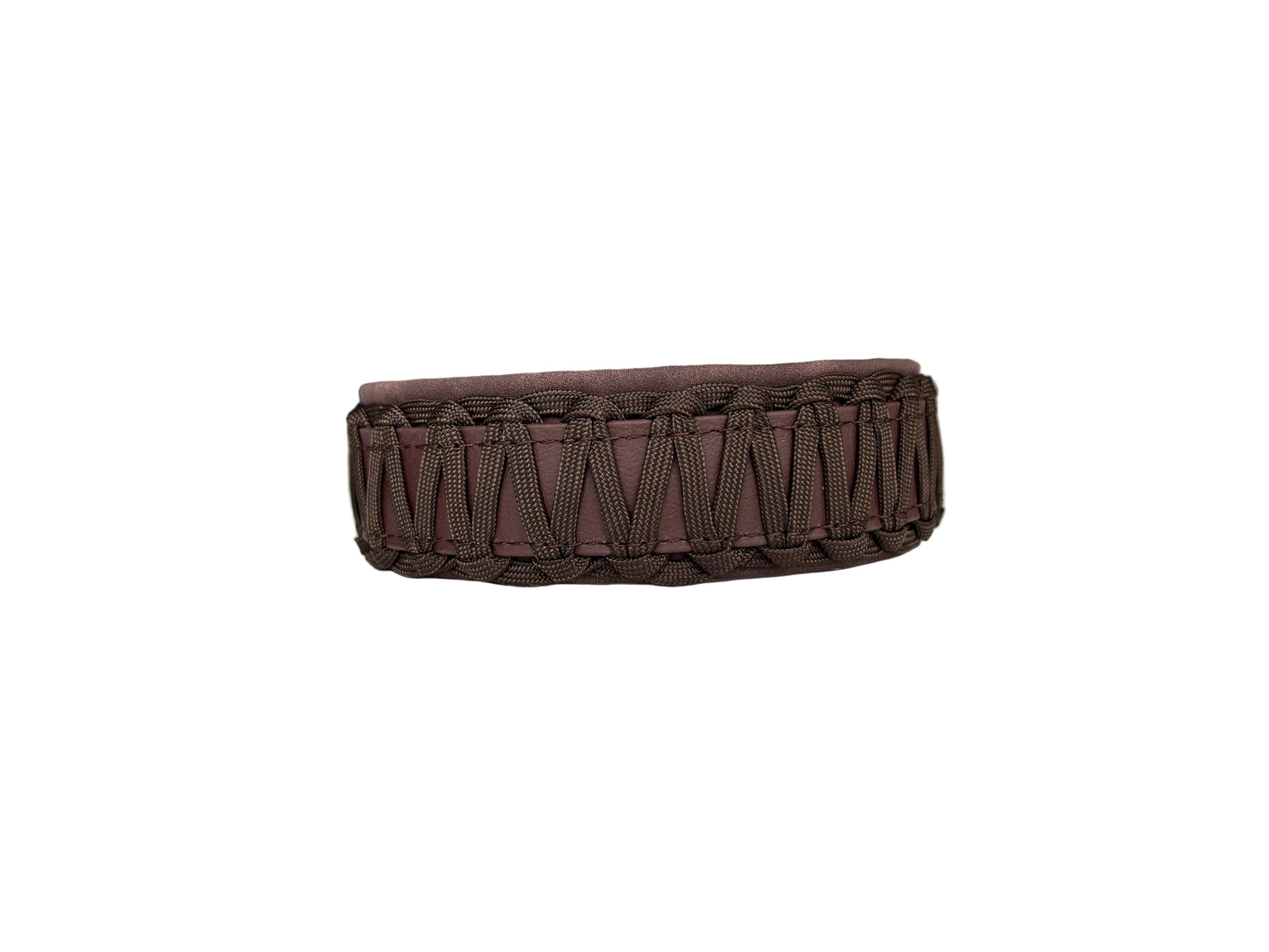Halsband "les petits" Espressobraun mit Unterpolsterung
