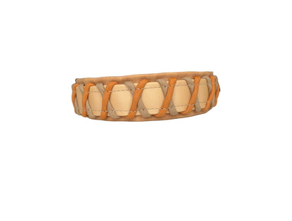 Collar "la côte" Mustard-Brown