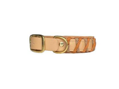 Collar "la côte" Mustard-Brown