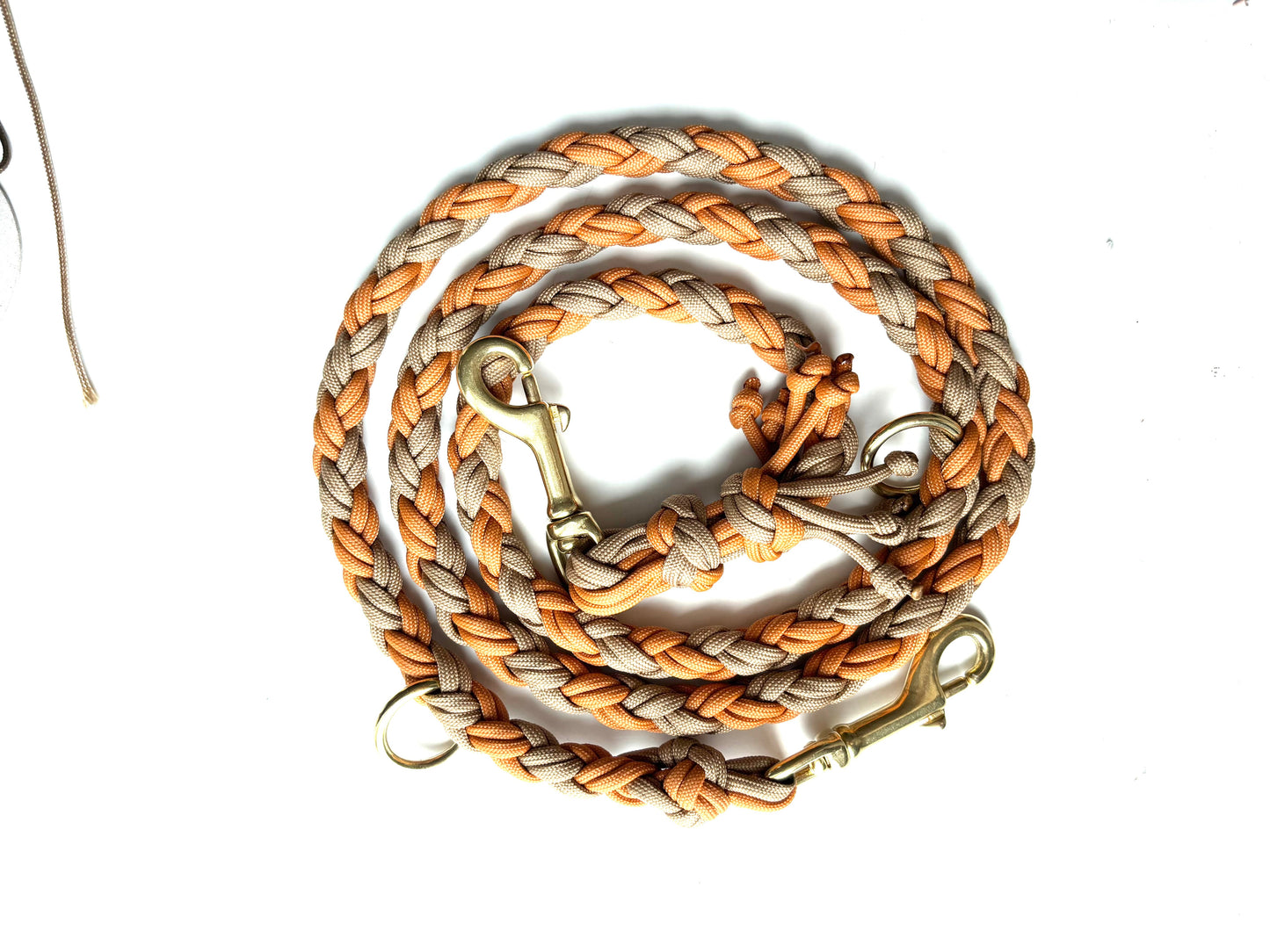 Leash "la côte" Mustard-Brown