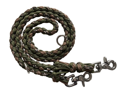 Leine "les fleurs" Armygreen-Camouflage