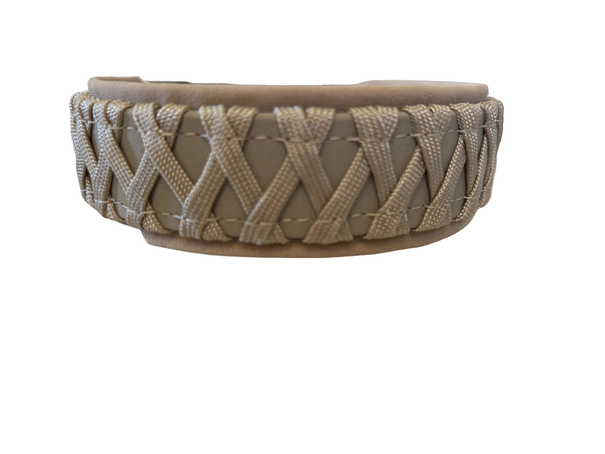 Halsband Caffee Latte mit Unterpolsterung