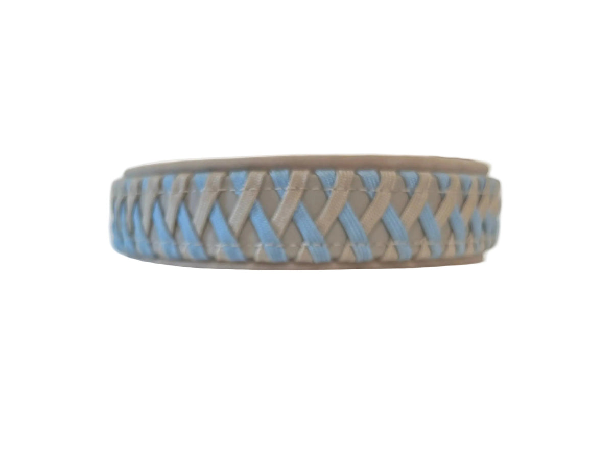Halsband Caffee Latte-Iceblau