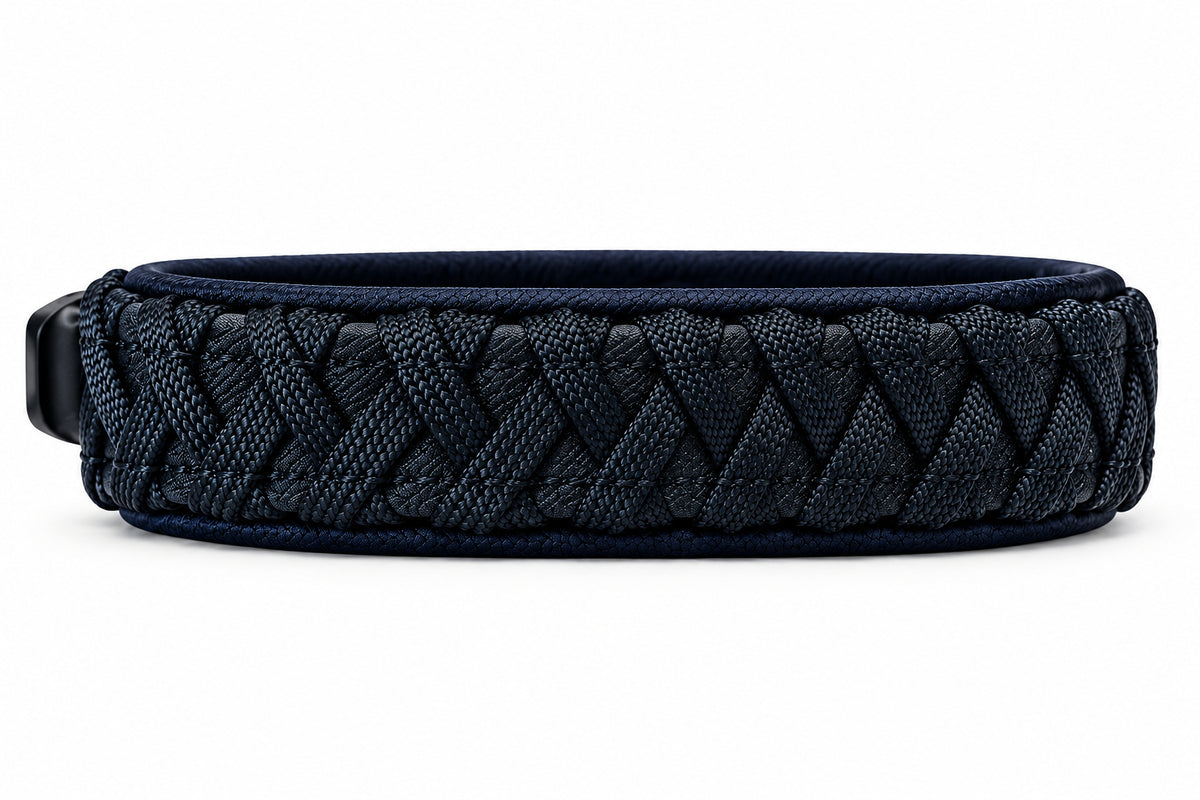 Halsband schwarz mit Unterpolsterung