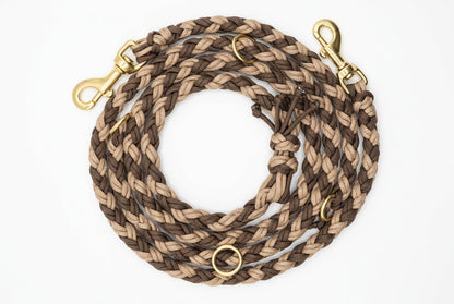 Leine „la forêt“ Gold-Braun