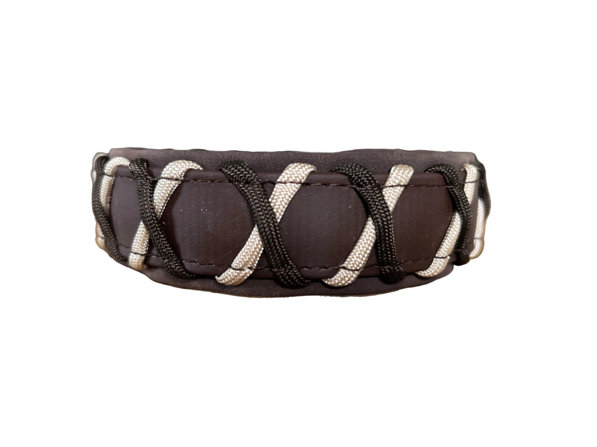 Halsband "la forêt"  Caffee Latte-Braun