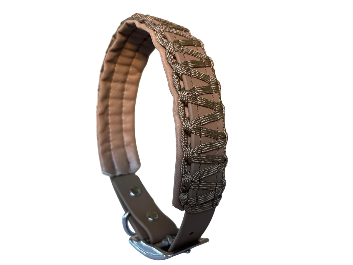 Halsband "la côte" Branchbraun