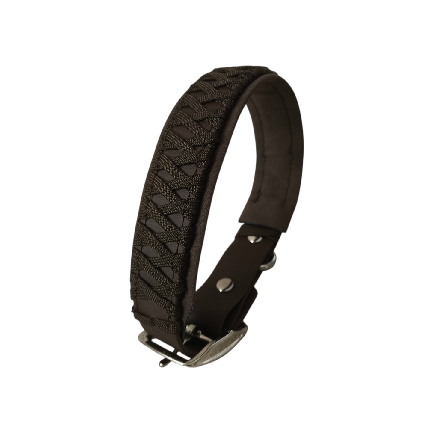 Cuello "la côte", marrón espresso