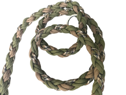 Laisse "les fleurs" camouflage vert armée